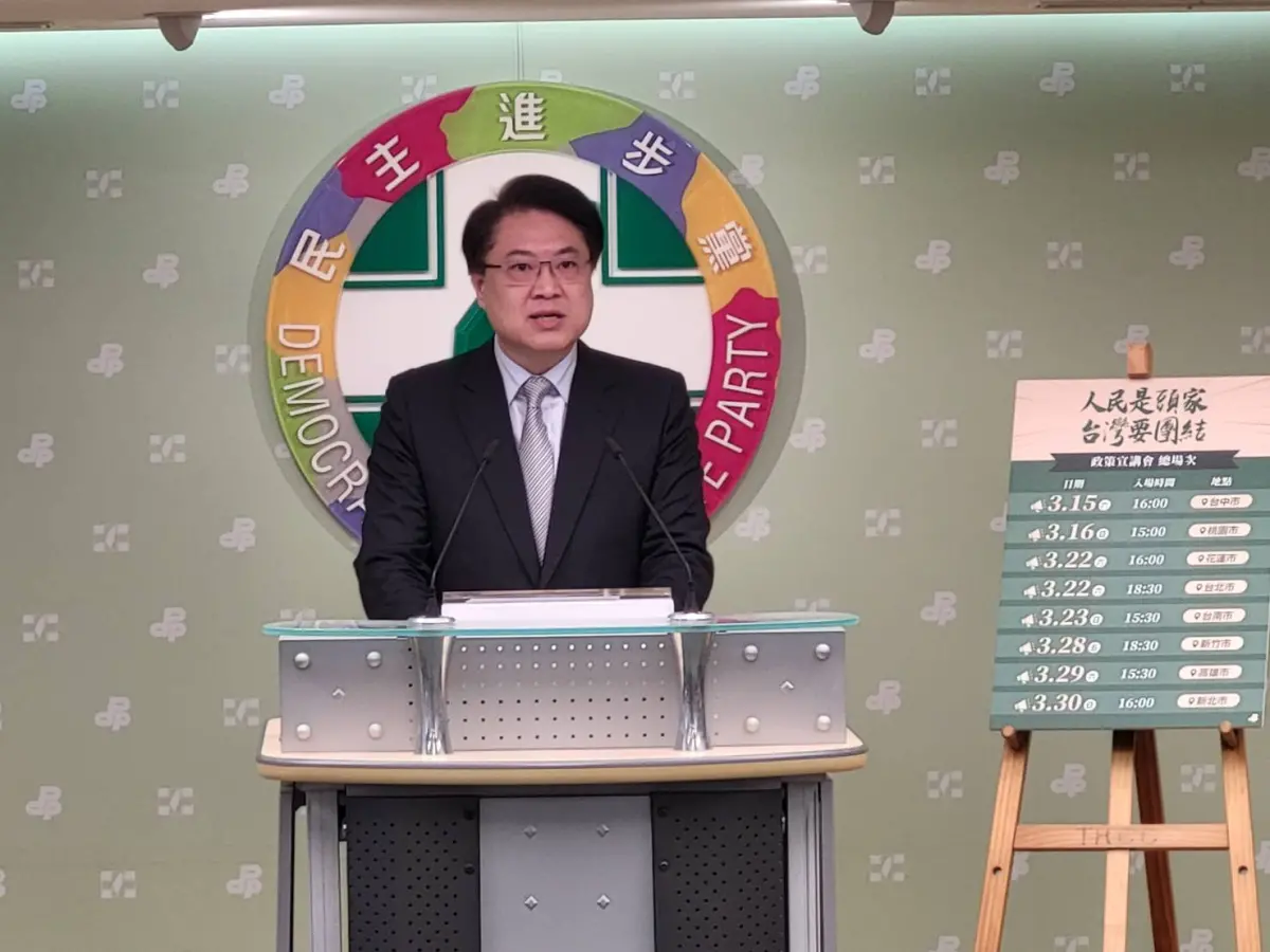 ▲林右昌強調，此時此刻最不需要討論個人。（圖／記者陳佩君攝，2025.03.13）