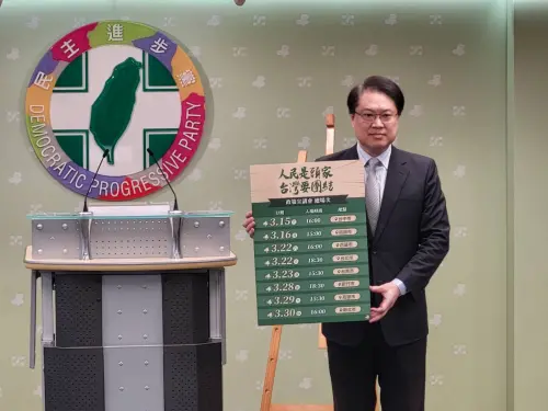 林右昌 ▲林右昌上午在黨中央召開「人民是頭家」政策宣講啟動記者會。(圖/記者陳佩君攝,2025.03.13)