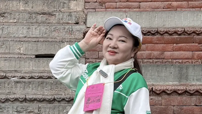 ▲藝人白冰冰（如圖）的YouTube節目《誠懇逗陣》，近日前往尼泊爾拍攝，捕捉不同文化的風情故事，對此，白冰冰也感嘆表示：「會更珍惜擁有的一切，也明白世界的多樣與無常。」（圖／長興影視提供）