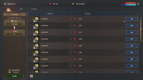 ▲遊戲中的克倫交易所提供玩家完善的交易制度，創造努力就能成長的機會。