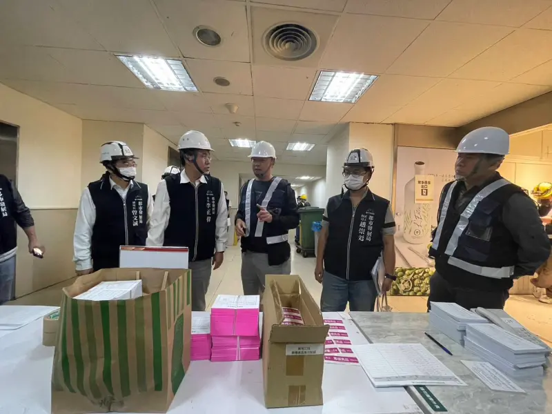 ▲新光三越公司正式展開為期37天的暫時進出取貨作業(圖／都發局提供2025.3.14)