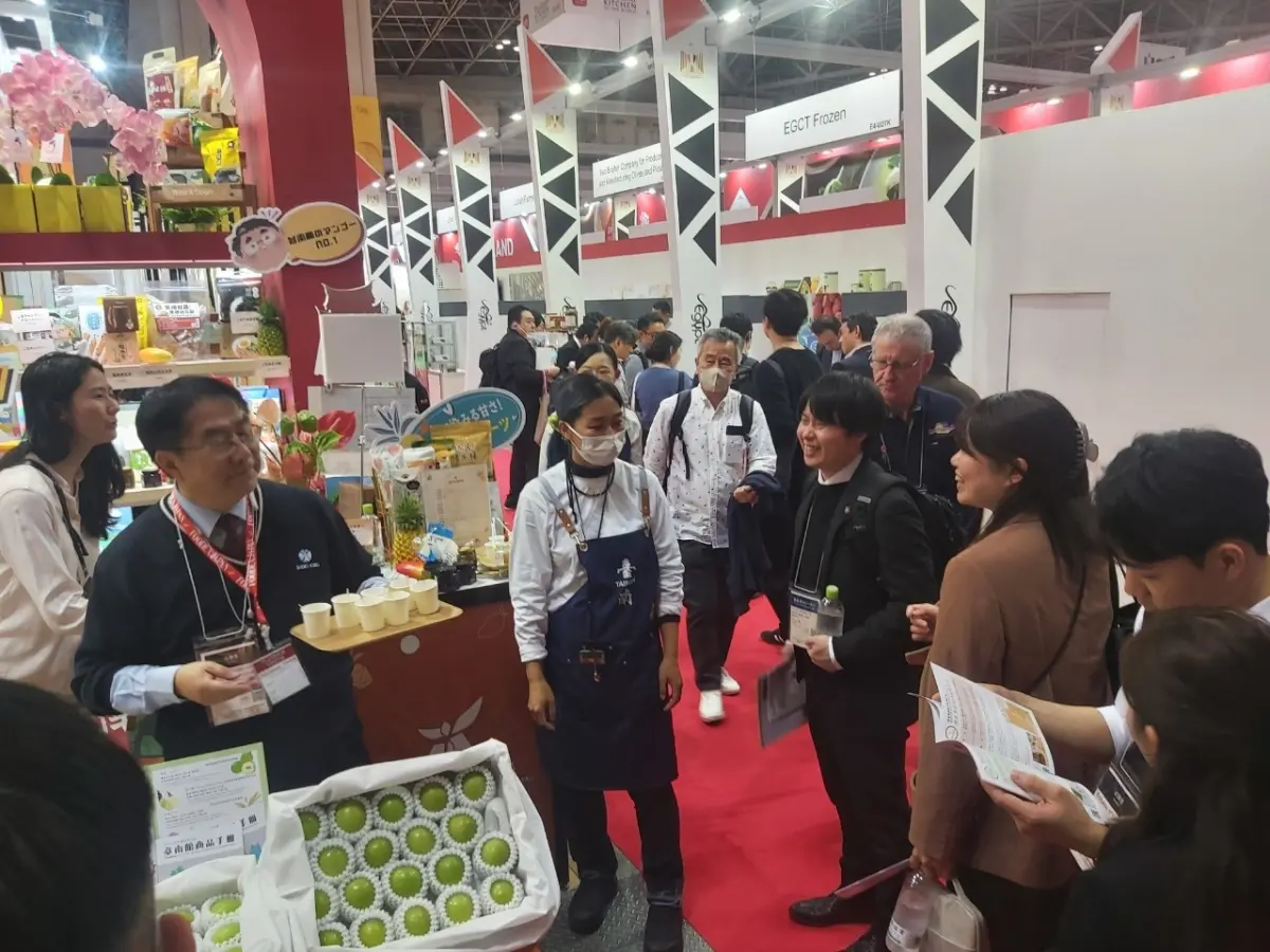 ▲「東京國際食品展」即將於今天畫下句點，由市長黃偉哲領軍的「臺南隊」開幕3天即創下新台幣3億元的銷售佳績，超越去年4天展期的銷售金額。（圖／南市府提供）
