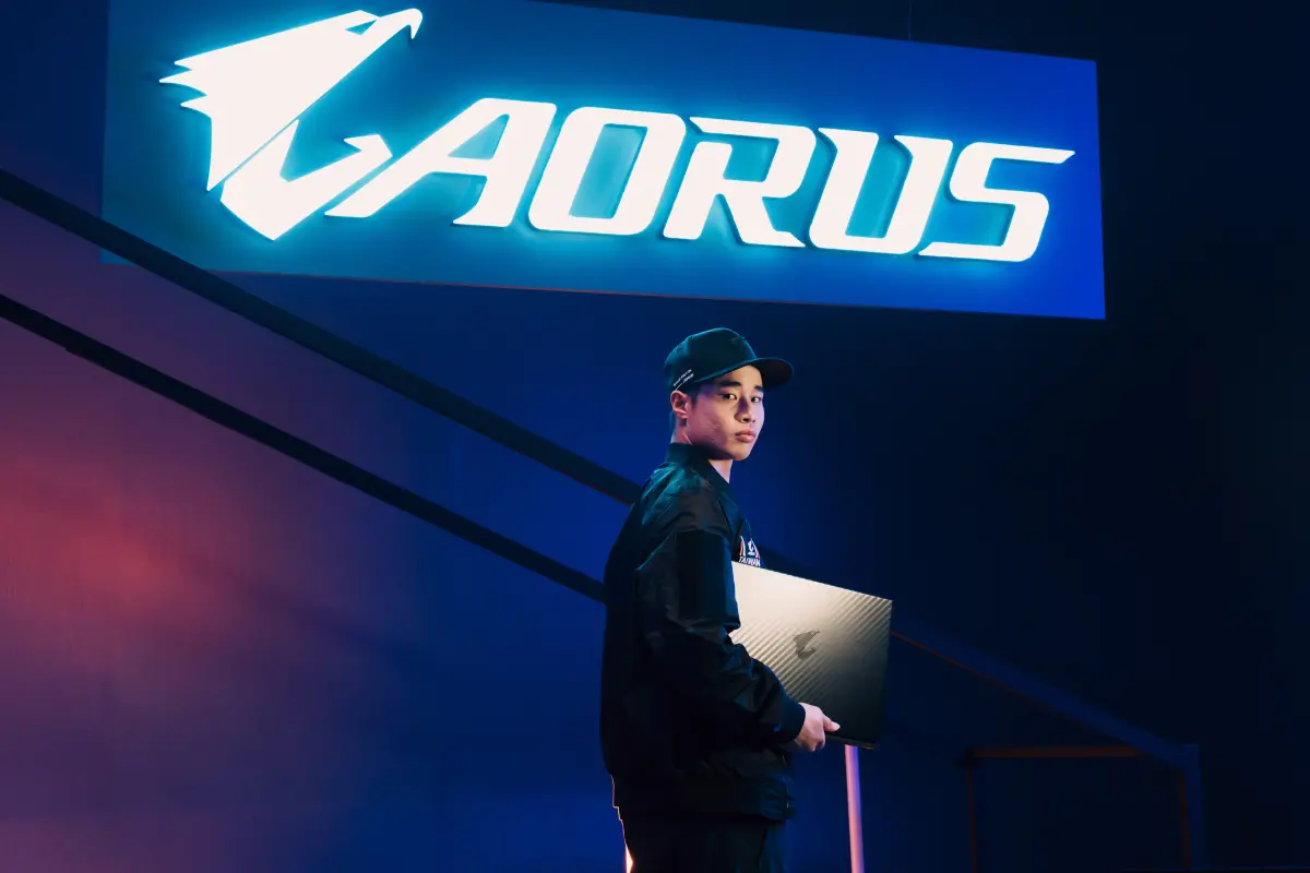 ▲AORUS與強投林昱珉聯袂出擊。（圖／AORUS提供）