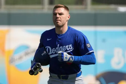 ▲Freeman出發前被問到與去年教士隊在首爾的首場系列賽相比，Freeman其中一句話：「這將比在韓國精彩10倍」，惹得韓媒不太開心。（圖／美聯社／達志影像）