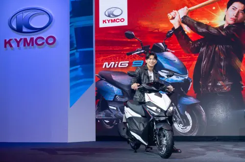 ▲光陽（KYMCO）3月10日震撼宣布台灣棒球明星－世界冠軍MVP陳傑憲擔任品牌代言人。