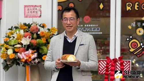 ▲亞尼克董事長吳宗恩今天南下出席旗艦店開幕活動 。(圖/記者陳美嘉攝,2025.03.14) ▲亞尼克董事長吳宗恩今天南下出席旗艦店開幕活動 。(圖/記者陳美嘉攝,2025.03.14)