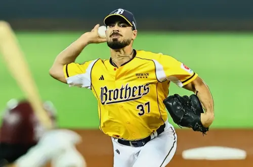 ▲黃博多本季面對樂天桃猿主投13局掉4分，面對桃猿開路先鋒陳晨威則為4打數1安打，有效降低他的破壞力。（圖／中信兄弟提供）