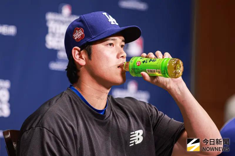 ▲大谷翔平代言的伊藤園茶飲，今年在「CM總合研究所」調查的廣告好感度榮獲冠軍。（圖／記者葉政勳攝 , 2025.3.14）