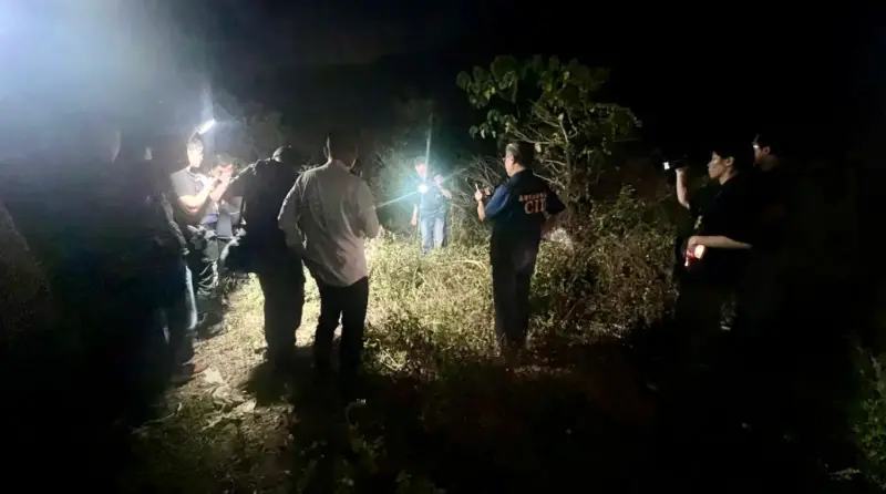 ▲高雄石姓婦人遭欠債夫妻殺害棄屍，警方於屏東深山尋獲石婦遺體。（圖／鳳山分局提供）