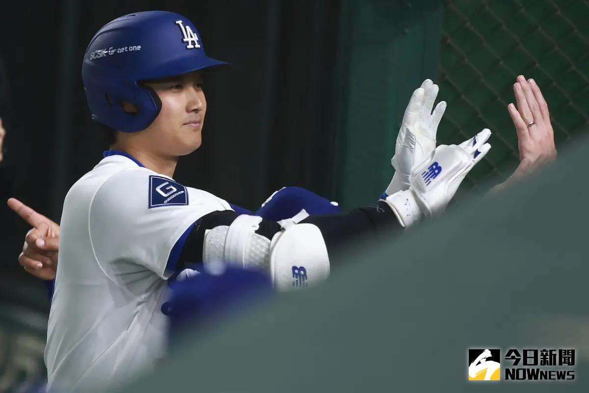 ▲大谷翔平對自己國家隊隊友戶鄉翔征轟出全壘打。（圖／記者葉政勳攝）