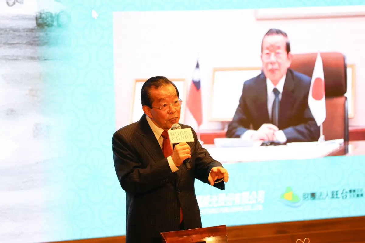 ▲總統府資政謝長廷出席新書發表會。（圖／幸福綠光出版社提供）