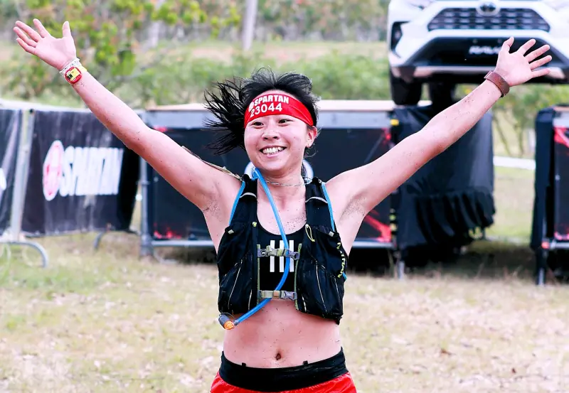 ▲斯巴達障礙跑（Spartan Race）盛大開打，王南評熱愛工作和運動。(圖/斯巴達障礙跑提供)