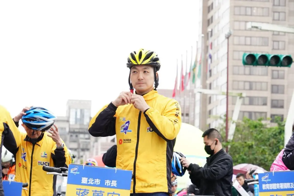 ▲北市府今宣布小內閣改組，一口氣異動6局處長，展現蔣萬安魄力。圖為蔣萬安今出席國際自由車環台賽開幕。（圖／台北市政府提供，2025.03.16）