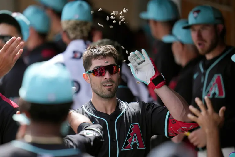 ▲根據捷克電視台 報導，捷克隊計畫邀請目前效力亞利桑那響尾蛇的大聯盟外野手Randal Grichuk加入國家隊，他MLB生涯已累積203轟。（圖／美聯社／達志影像）