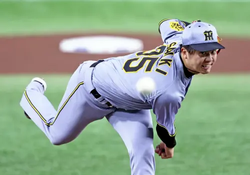 ▲阪神虎王牌才木浩人兩度封鎖大谷翔平,先發5局飆出7K僅被敲1支安打,好表現引起美媒關注。(圖/取自@Yomiuri_Online) ▲阪神虎王牌才木浩人兩度封鎖大谷翔平,先發5局飆出7K僅被敲1支安打,好表現引起美媒關注。(圖/取自@Yomiuri_Online)