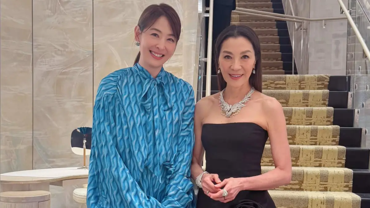 ▲奧斯卡影后楊紫瓊（右）先前出席台北101活動，稱「中國台北」，引發台灣網友熱議，對此，101董座賈永婕（左）也向楊紫瓊喊話：「Welcome to Taipei 101, Taiwan」，對此，仍有網友狂酸，賈永婕也以7字回擊了。（圖／賈永婕IG）