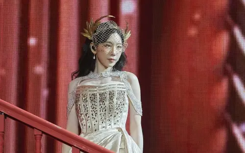 ▲泰妍（太妍、TAEYEON）登上台北大巨蛋開唱，開場第一環節驚喜滿滿。（圖／SMTOWN X）