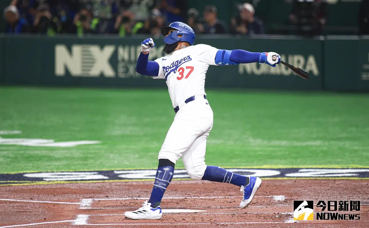 ▲洛杉磯道奇隊於今（7）日宣布陣中主力砲手Teoscar Hernández因左腿鼠蹊部不適，被列入10天傷兵名單。（圖／記者葉政勳攝）
