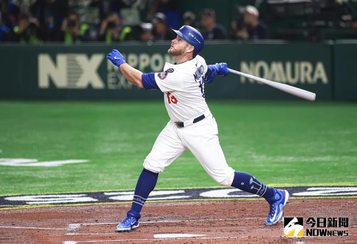 ▲洛杉磯道奇內野手Max Muncy本季陷入空前低潮。（圖／資料照，記者葉政勳攝）