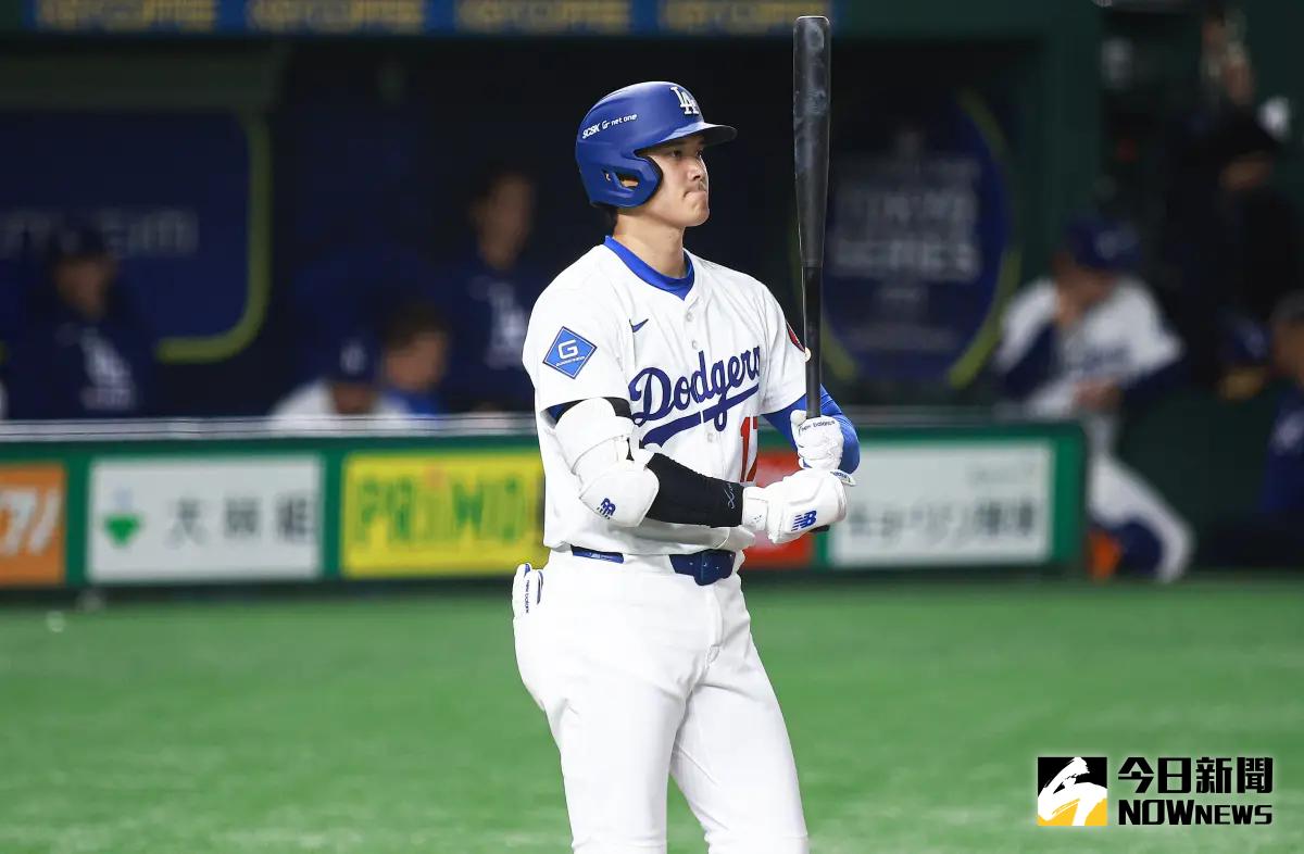 ▲MLB新賽季將由「東京海外系列賽」揭開序幕，道奇隊先發打線出爐，大谷翔平將擔任G1開路先鋒，打第一棒並出任指定打擊（DH）。（圖／記者葉政勳攝）