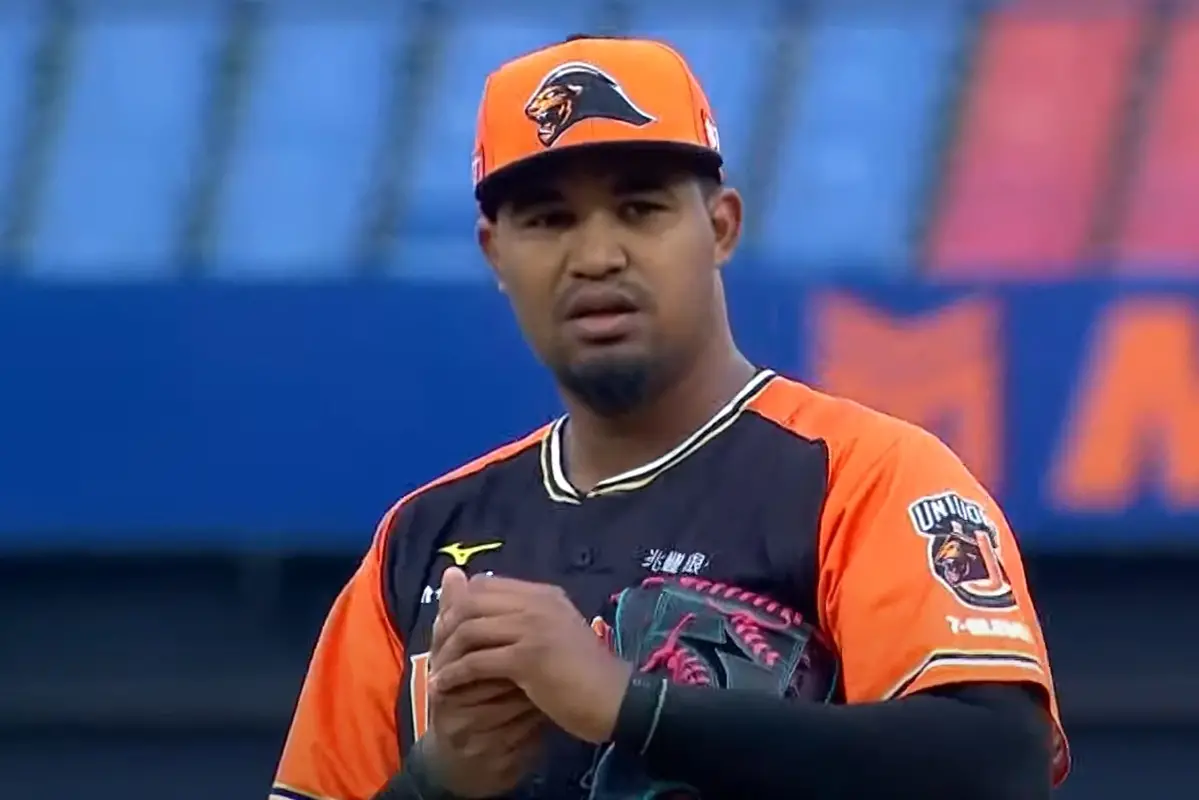 ▲統一獅蒙德茲（Dereck Rodríguez） 成為第3號洋投人選。（圖／翻攝自YouTube）