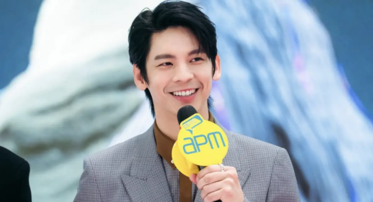 ▲林柏宏出席亞洲電影大獎，被問到是否有關心曾合作過的藝人王大陸，他話還沒說就被工作人員拉走。（圖／亞洲電影大獎 臉書）