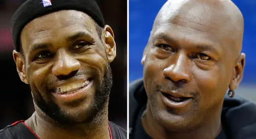 ▲LeBron James在節目中分享了自己在16歲時曾參加由Michael Jordan組織的幾場非正式比賽，並與Antoine Walker、Penny Hardaway、Ron Artest、Michael Finley等當時的 NBA球員同場競技。（圖／美聯社／達志影像）