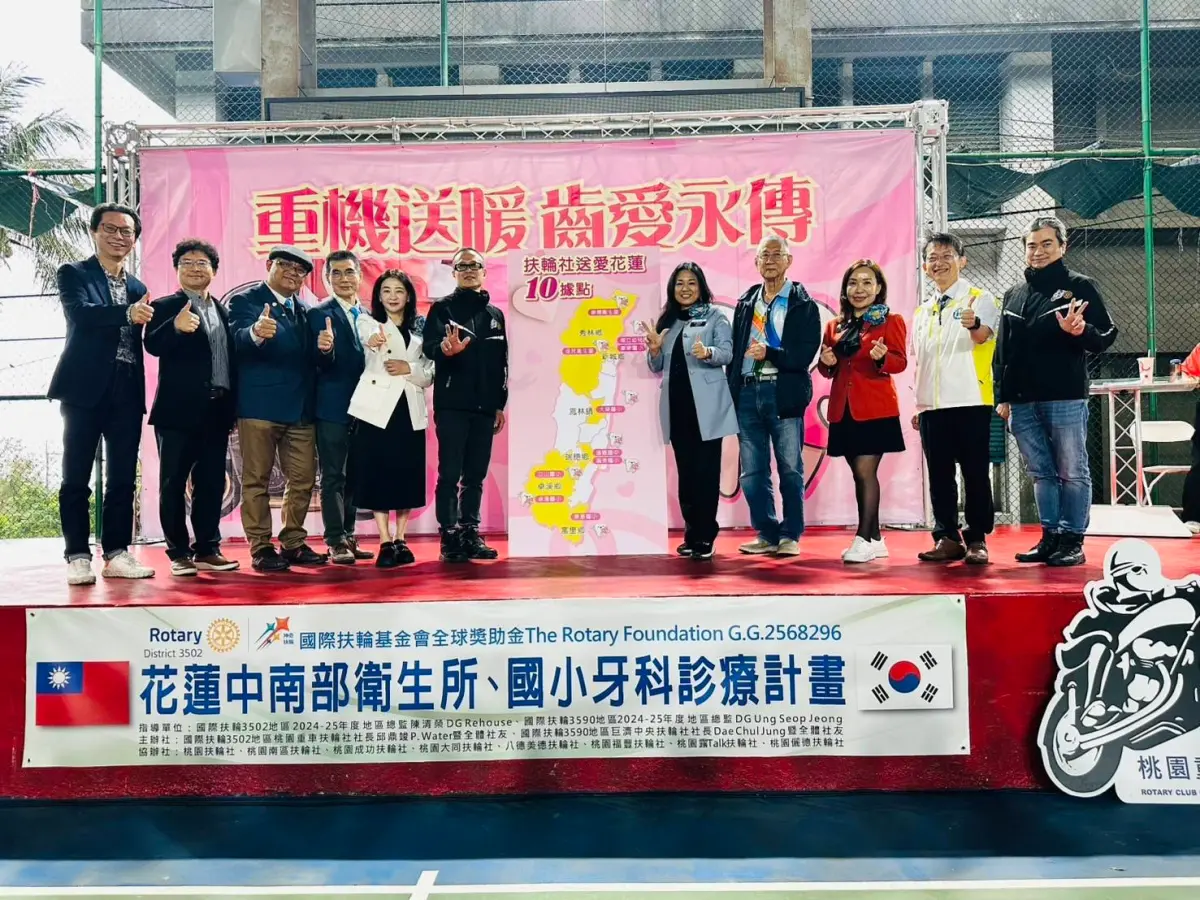 ▲健保媒合扶輪社，為花蓮偏鄉8校及2衛生室新添牙科診療椅。（圖／健保署）