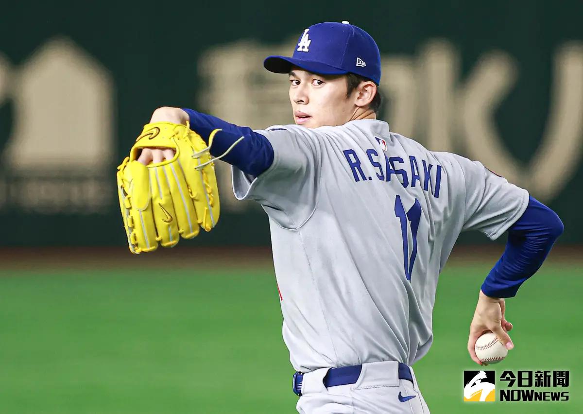 ▲MLB開幕戰由洛杉磯道奇隊對決芝加哥小熊隊。18日的賽事道奇隊以4：1取勝，19日雙方再戰，各自派出佐佐木朗希和Justin Steele先發出賽。（圖／記者葉政勳攝）