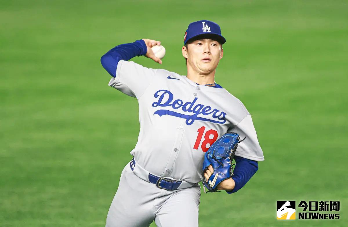 ▲洛杉磯道奇近五戰戰績2勝3敗，戰績滑落國聯西區第3。日本王牌山本由伸12日先發出戰小熊，盼他帶領球隊重返勝利軌道。（圖／記者葉政勳攝）