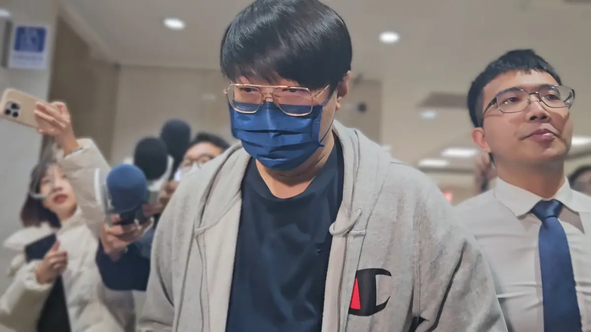 ▲寶林茶室負責人黎仿軒遭起訴求刑4年，首度開庭不認罪，但表達已跟2名被害人和解。（圖／記者劉松霖攝）