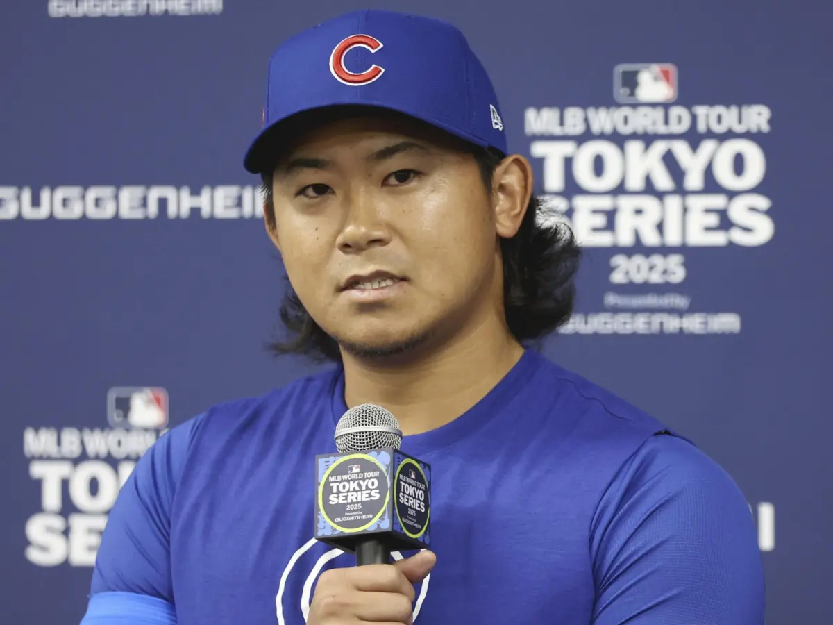 ▲MLB東京開幕戰即將登場！小熊隊日籍左投今永昇太確定先發，將在3月18日對決道奇王牌山本由伸，也將與大谷翔平的正面交鋒。今永自信表示：「就看他能不能打出安打。」（圖／大聯盟官方提供）