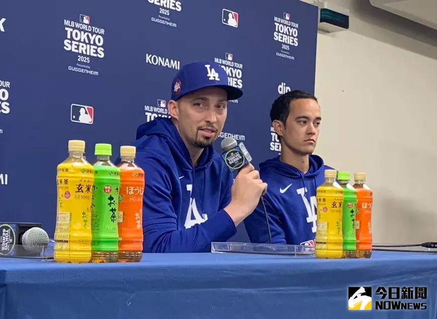 ▲Blake Snell放鳥球迷腹內脫口秀，卻跑去吃大谷翔平招待的和食派對。（圖／記者陳柏翰攝）