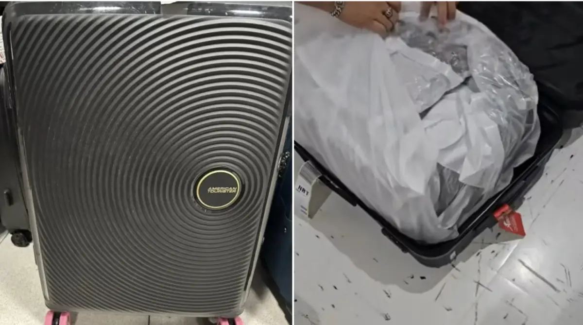 ▲泰國一對夫婦在機場拿錯行李，打關發現裡面有24公斤的大麻。（圖／翻攝自臉書）