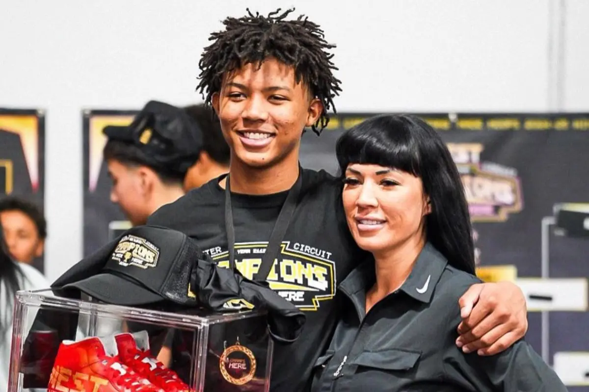 ▲15歲的Isaiah Rider IV，擁有1/4台灣血統，並有望在未來代表中華男籃征戰國際賽場。（圖／圓球艾迪社群）