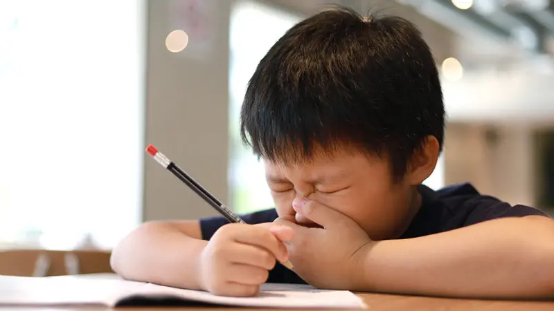 ▲你的孩子是否也因過敏影響學習表現？ （圖／LP33提供）