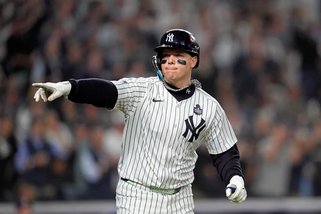 ▲Alex Verdugo上賽季效力紐約洋基，並隨隊打進世界大賽，季後因合約結束成為自由球員，隨著新賽季即將開始，Verdugo仍未找到新東家，前隊友「法官」Aaron Judge對此感到震驚，並坦言他是一名很好的球員。（圖／美聯社／達志影像）