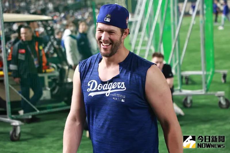 ▲洛杉磯道奇隊投手柯蕭（Clayton Kershaw）。（圖／記者葉政勳攝 , 2025.03.18）