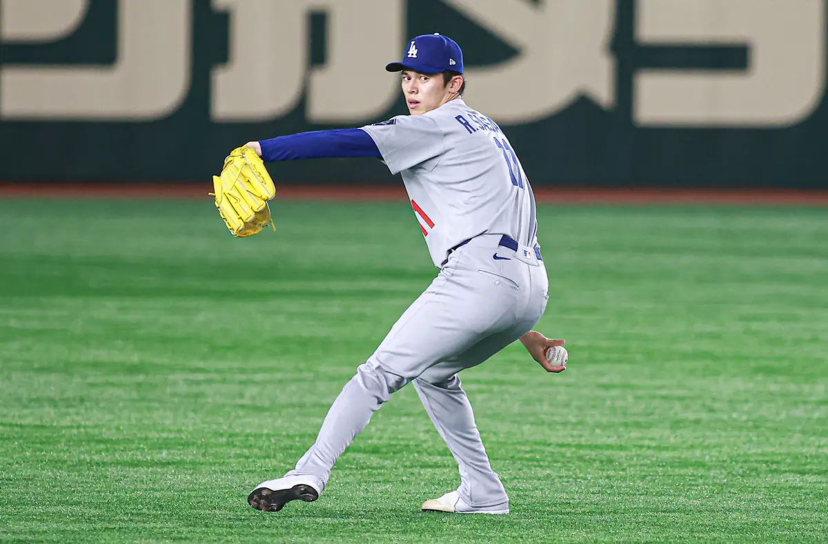 ▲佐佐木朗希今晚代表道奇先發對戰小熊，道奇總教練Dave Roberts談到佐佐木朗希，認為他本戰速球，將成為左右他本場表現的關鍵，另外他也透露私下與佐佐木朗希的對話。（圖／記者葉政勳攝 , 2025.03.17）