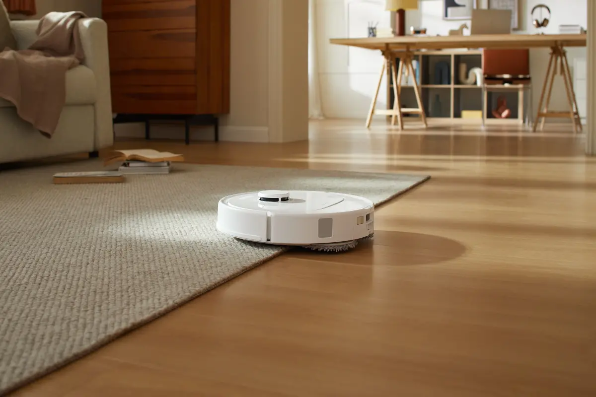 ▲Roborock Qrevo L拖布可自動升降，避免弄濕家具，搭載的多功能自清潔基座，更能自動洗滌拖布、自動烘乾、自動集塵排污，保持拖布乾淨無異味。（圖／品牌提供）