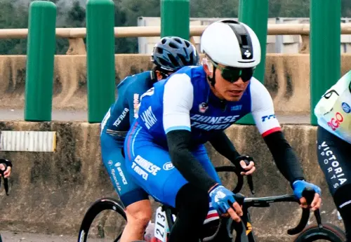 中華隊資深車手吳之皓雖未站上領獎台,卻在比賽中扮演關鍵角色。(圖/國際自由車環台賽) ▲中華隊資深車手吳之皓雖未站上領獎台,卻在比賽中扮演關鍵角色。(圖/國際自由車環台賽)