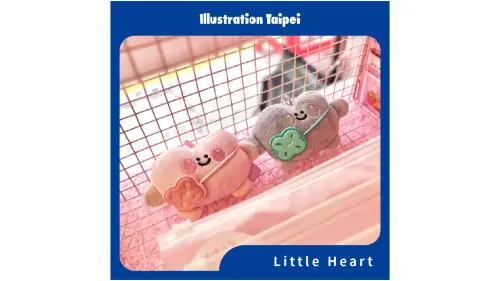 「小心臟 Little Heart」。(圖/台北國際插畫博覽會提供) ▲「小心臟 Little Heart」。(圖/台北國際插畫博覽會提供)
