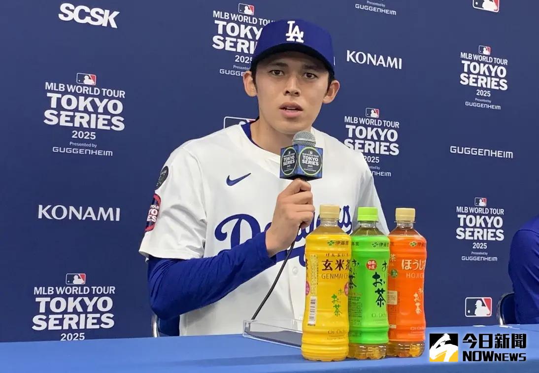 ▲完成大聯盟初登板，佐佐木朗希在賽後記者會上表示，「在日本球迷營造出的獨特氛圍中比賽，真的很棒。」（圖／記者陳柏翰攝）