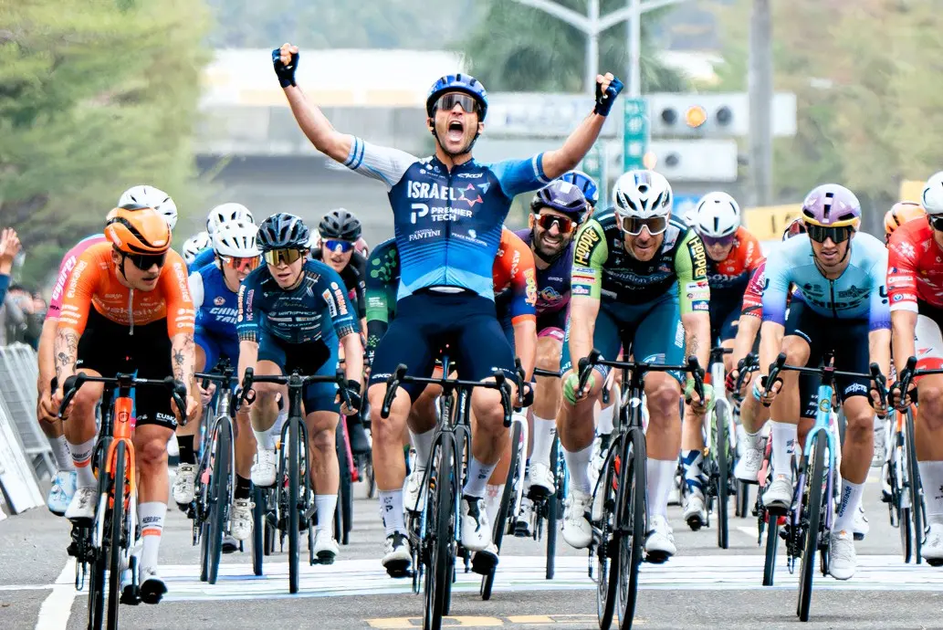 ▲以色列車手艾因霍恩(Itamar Einhorn)以3小時08分34秒奪下單站冠軍。（圖／中華民國自由車協會提供）