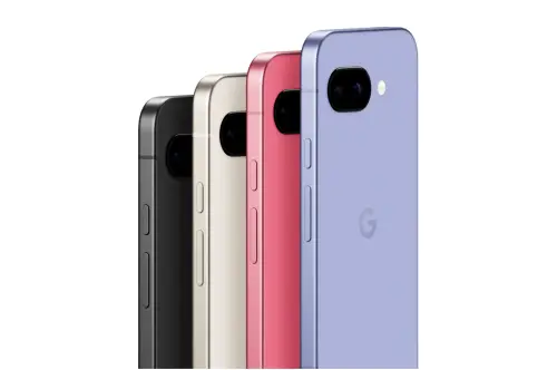 ▲Pixel 9a共有曜石黑、陶瓷米、莓果粉和鳶尾紫等四色。（圖／翻攝官網）