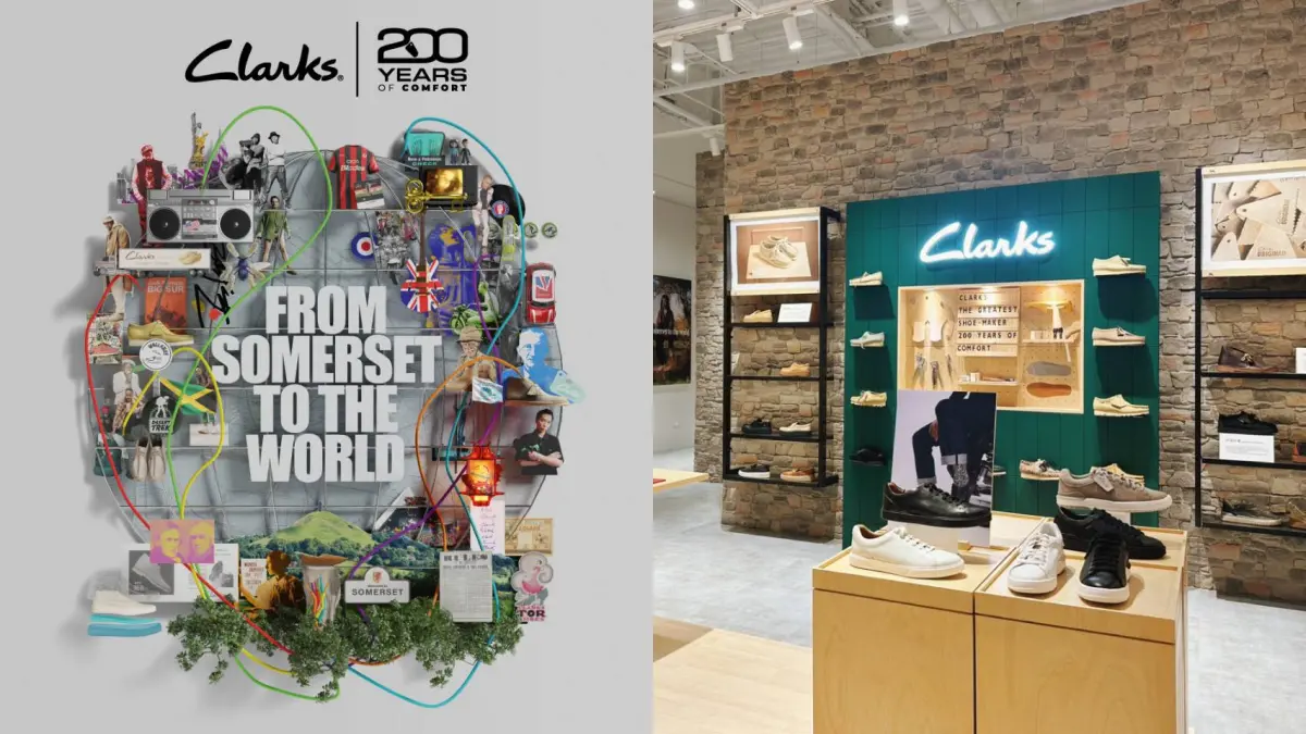 ▲為慶祝200週年，Clarks推出全新限定鞋款與店型，將舒適體驗與英倫風格完美融合。（圖／品牌提供）