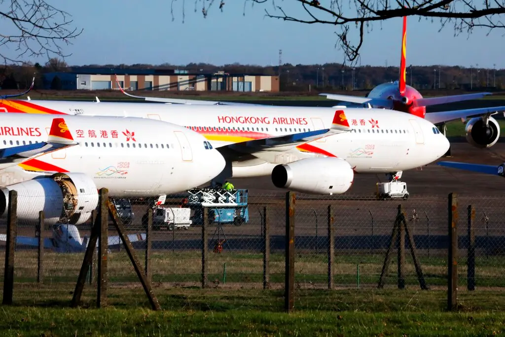 ▲香港航空客機今（20）日中午12點56於杭州蕭山機場起飛，原定飛往香港，但中途卻因機艙起火，於下午1點56分轉福州長樂機場。示意圖，非當事班機。（圖／美聯社／達志影像）