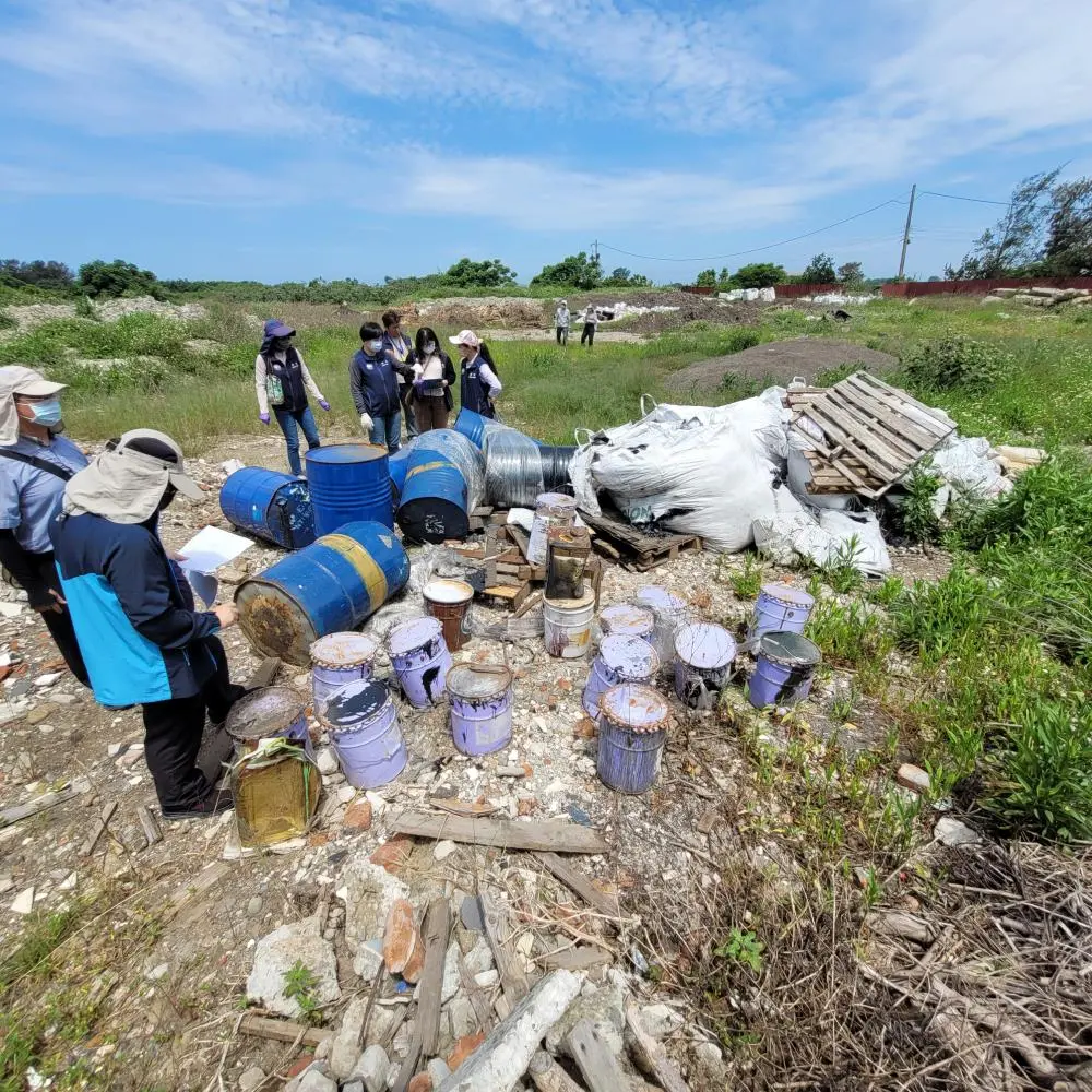 ▲假承租真棄置零容忍，環保犯罪集團遭重擊。（圖／環境部）