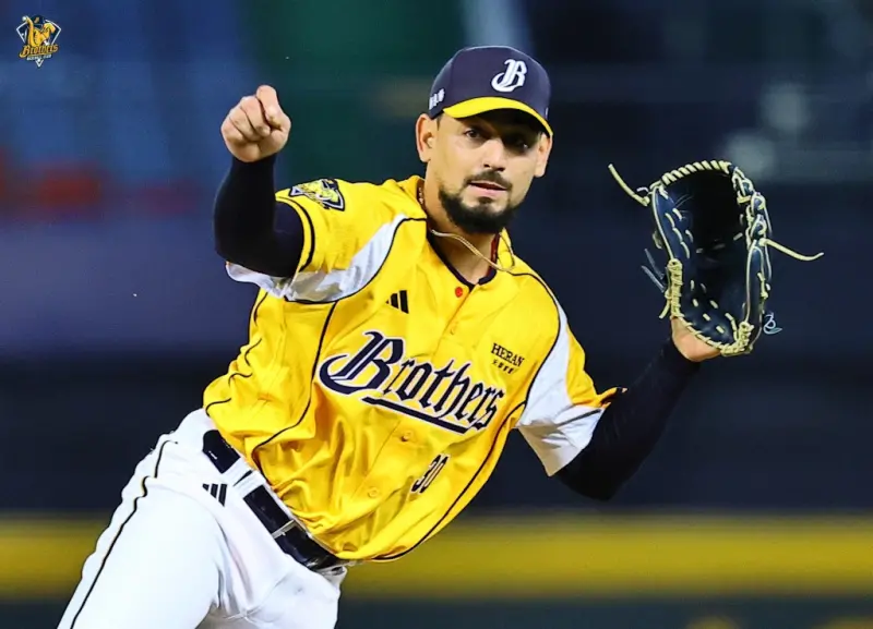 ▲勝騎士轉戰中信兄弟初登板，先發2.2局遭富邦悍將狙擊失掉4分提前退場。（圖／中信兄弟提供）