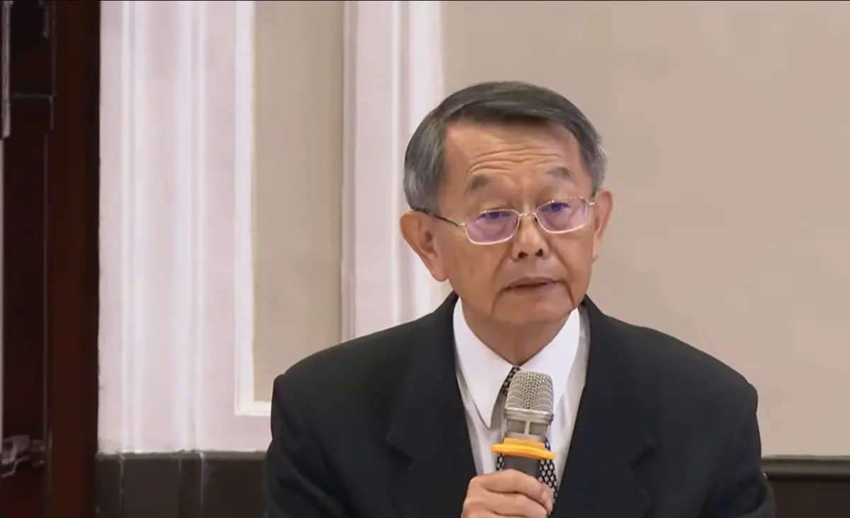 ▲大法官並為院長被提名人蔡秋明。（圖／總統府YT）